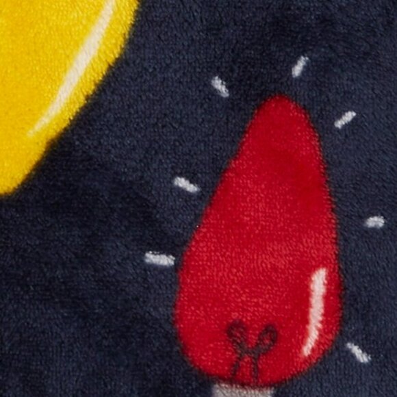 NWT. CARTER'S Toddler Boys or Girls 1-Pc Christmas Lights Fleece Footie Pajama - Picture 2 of 2